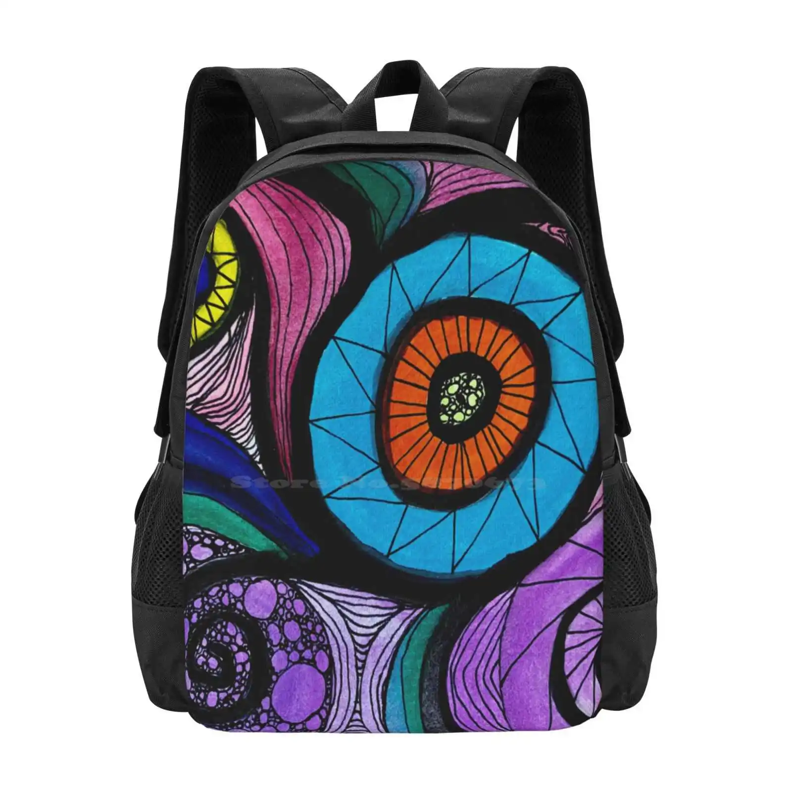 

Esoteric Journey Teen College Student Backpack Pattern Design Bags