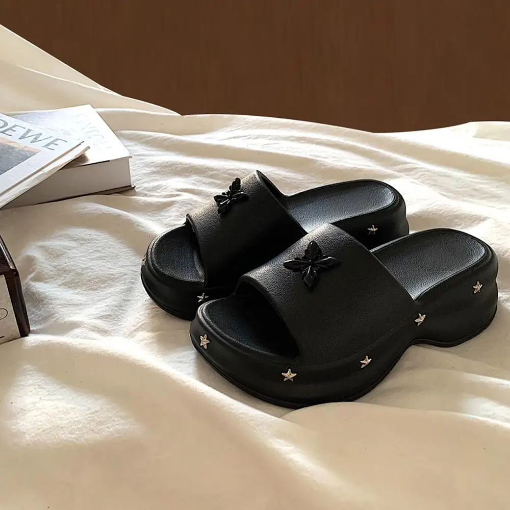 

Jinyu Deer Y2K Thi Heel Sandals Women's Summer Outdoor Wear Soft Bot Anti-Slip Slippers Trendy Flat Heel EVA Material