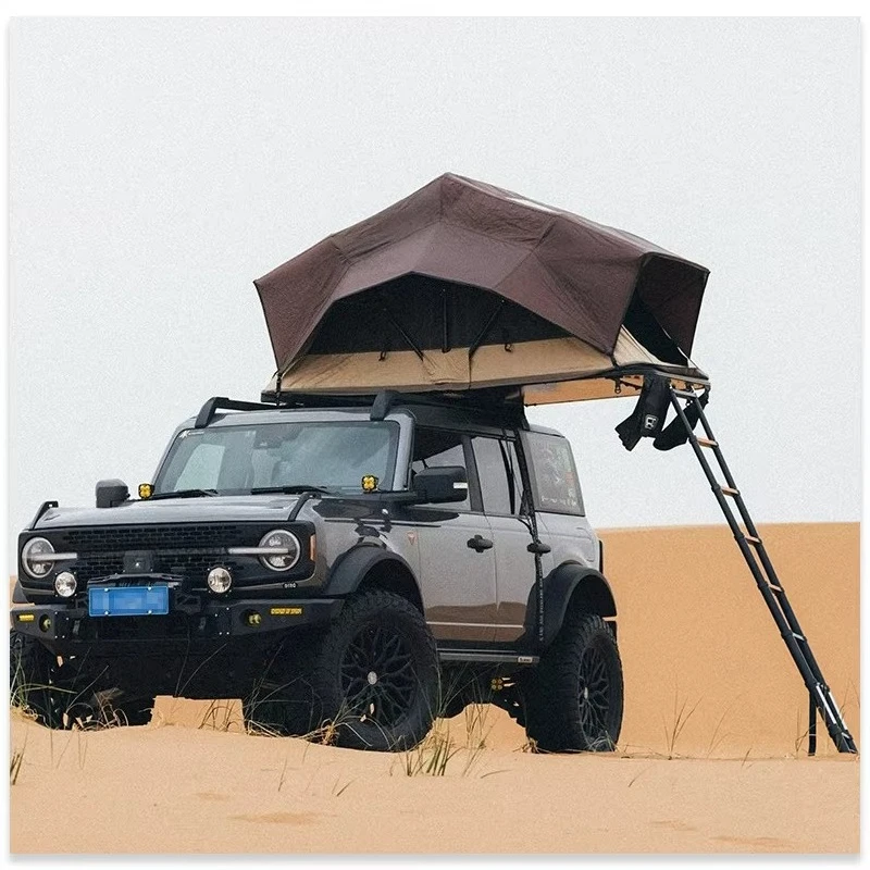 China Supplier New Soft Shell Super Light Car Tent 4x4 Offroad Quick Setup Rooftop Tent with No Ploe Design