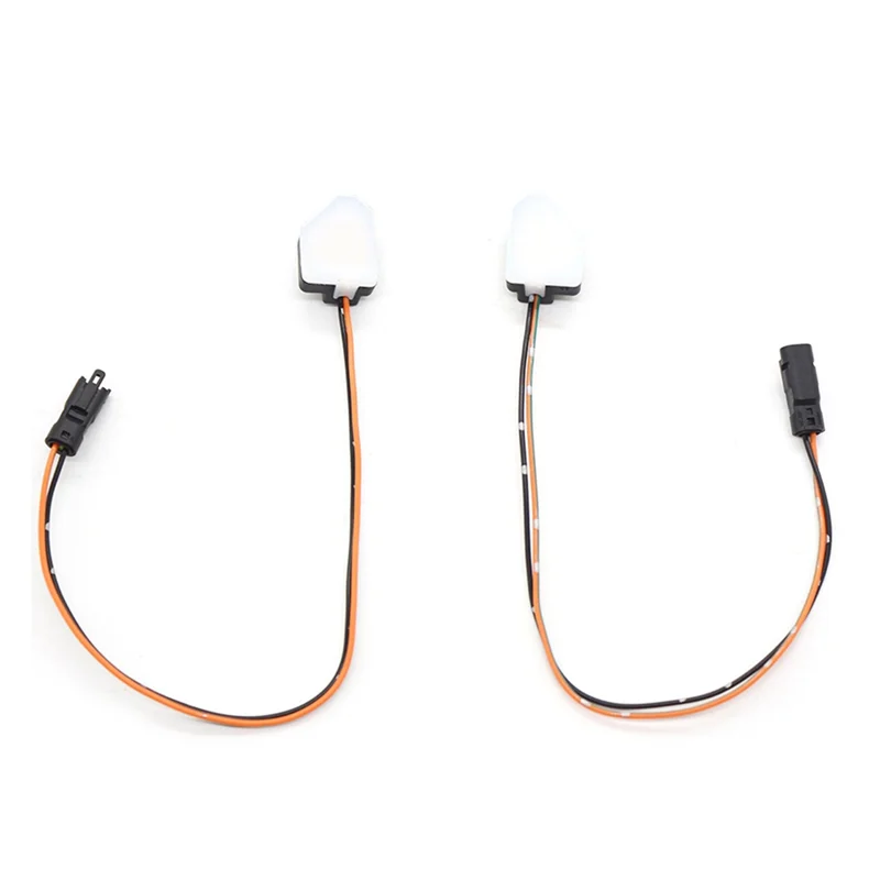 A30F-1 Pair Red Blind Spot Monitor Detection Distance Assist Light Lamp For Toyota Honda BSD BSA BSM Car Side Mirrors