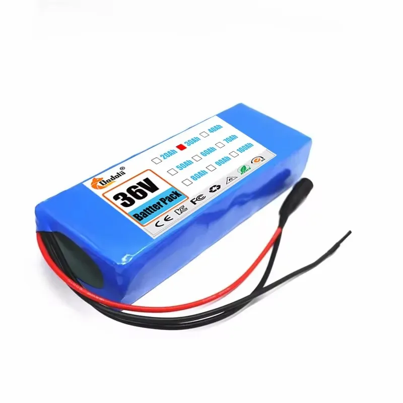 18650 battery pack 36V 30000mAh Rechargeable Lithium Ion Battery 10S2P 42V 500W Used for Bicycles Scooters Electric Motorcycle