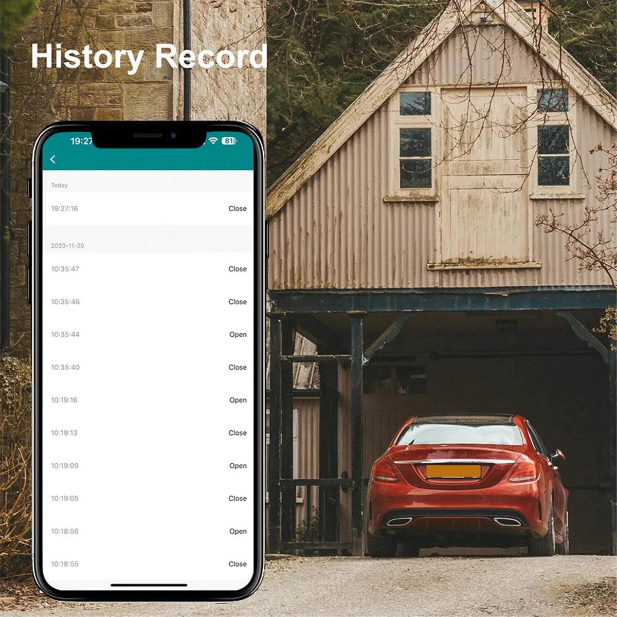 ABJG-Tuya WIFI สมาร์ทโรงรถประตู Controller APP ควบคุมเสียงสวิตช์อัจฉริยะสนับสนุนครอบครัว