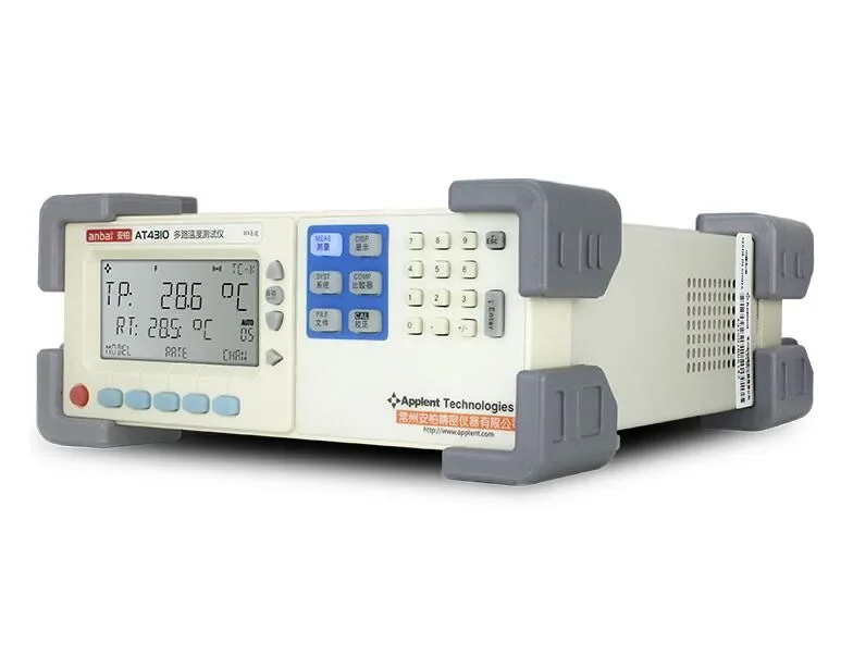 Precise AT4310 10 Channels Thermocouple Temperature Meter Tester with High & Low Beep Internal Resistance and Thermocouple Durab