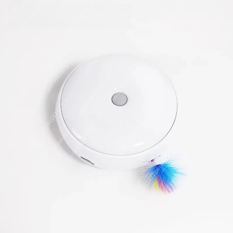 Donut Smart Automatic Cat Teaser Electric Feather Cat Teaser Cat Self-Hi Toy