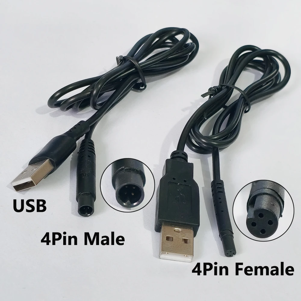 1 Stück USB 2.0 Stecker auf 4-Pin Stecker/Buchse Kfz-Kamera-Adapterkabel Fahrzeug-Rückfahrkamera-Video-Signal-Verbindung Verlängerungskabel 1M – Detail 1