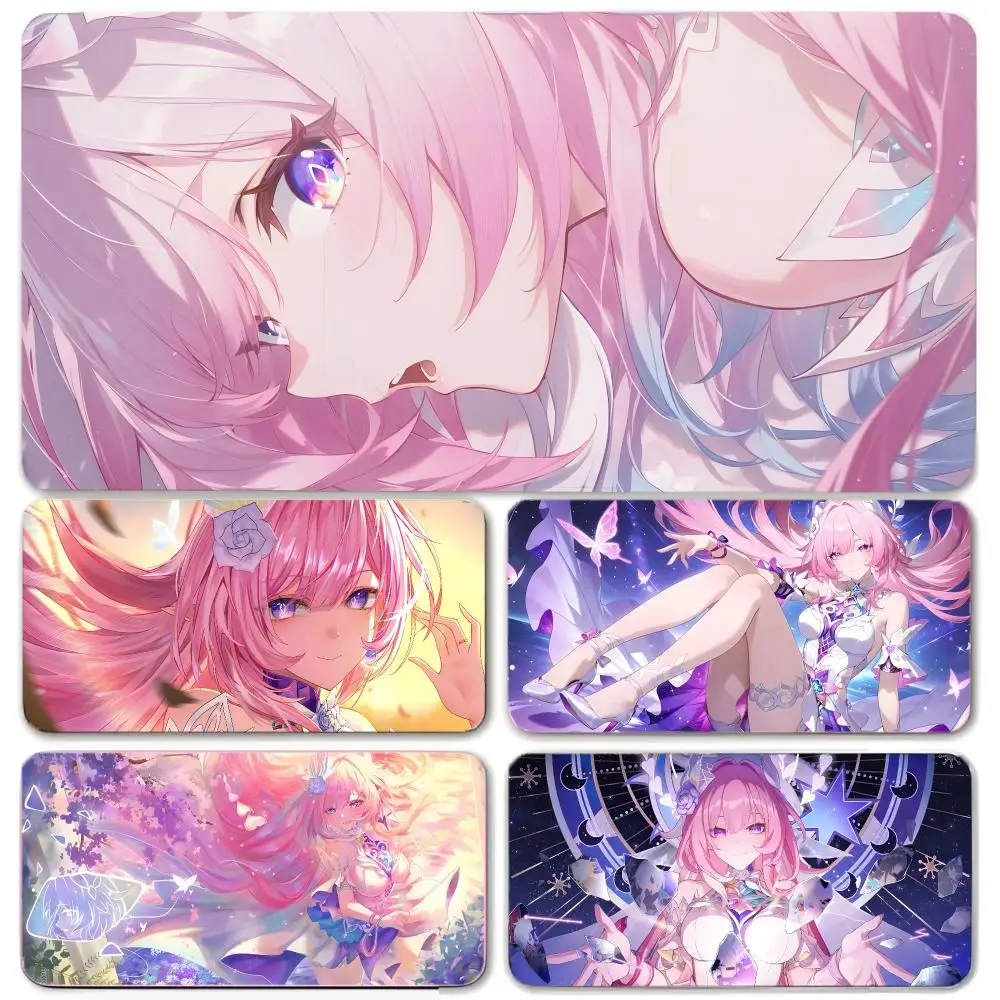 Ethereal Beauty C-Honkai Star Rail Cyrene Mouse Pad Large Gaming Mousepad with Thick Stitched Edge Non-Slip Desk Mat
