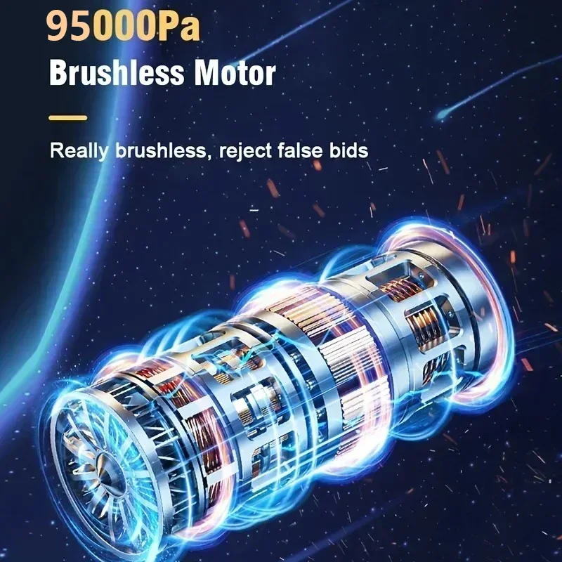 Wireless Vacuum Cleaner Strong Suction Handheld Car Vacuum Cleaner Portable Robot Cleaner For Car Home Desktop Keyboard