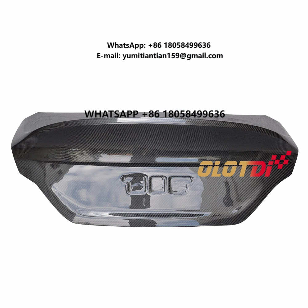 

CSL Style Carbon Fiber Rear Trunk Boot Cover for 2017-2020 G70 Genesis Auto Tuning Exterior Accessories