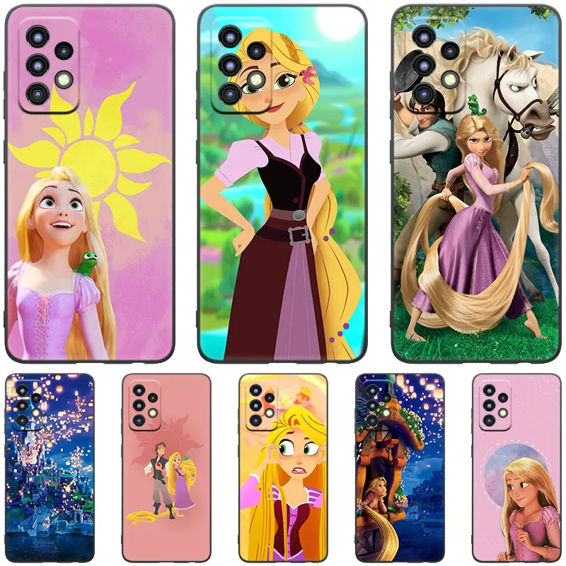 Disney Tangled Rapunzel Case For Samsung Galaxy A04S A04E A12 A13 A14 A22 A23 A32 A33 A34 A50 A51 A52S A53 A54 A70 A71 A72 A73