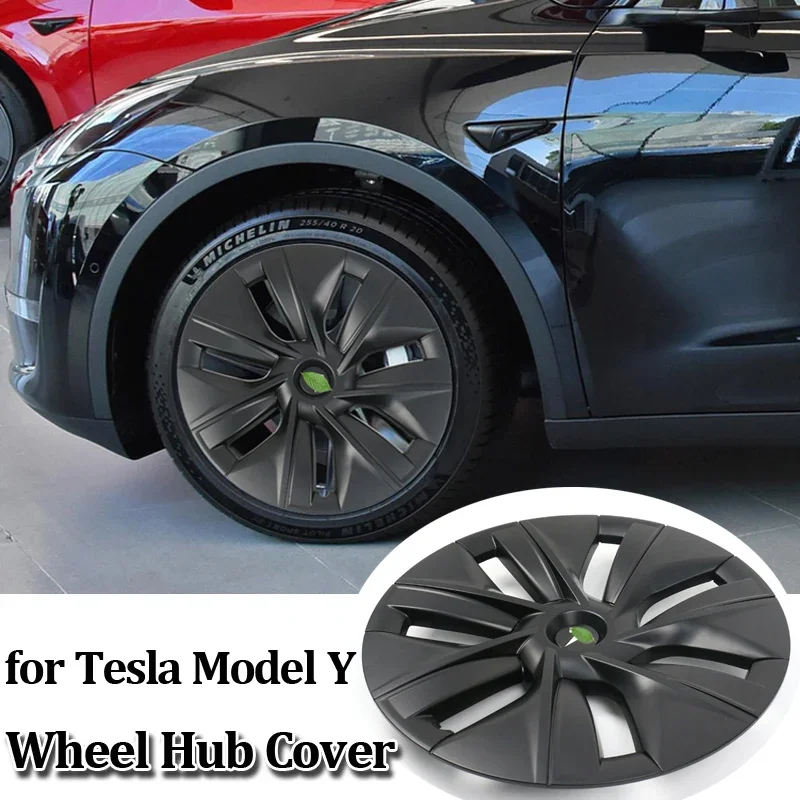 Car Wheel Hub Cover For Tesla Model Y 19inch Wheel Hubcap Cover Waterproof Tire Protection Trim Car Exterior Protector