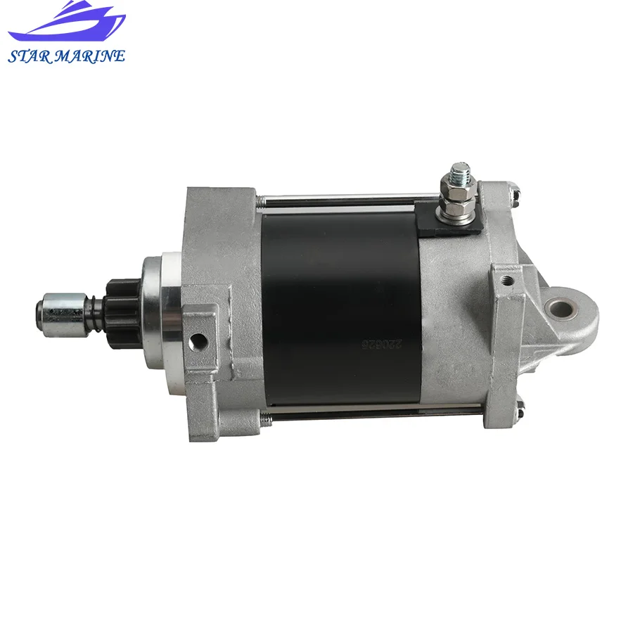 6N7-81800 Start Motor For YAMAHA Outboard Motor 115-250HP 9T STARTER 6K7-81800-00 61H-81800-00 69W-81800 Boat Engine Replaces