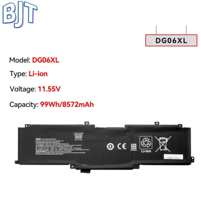 

Аккумулятор для ноутбука HP Omen X 17-AP Series TPN-Q197 925149-855 925197-271 HSTNN-DB8G, 11.55V 99Wh 8572mAh, 9-элементный, модель DG06XL