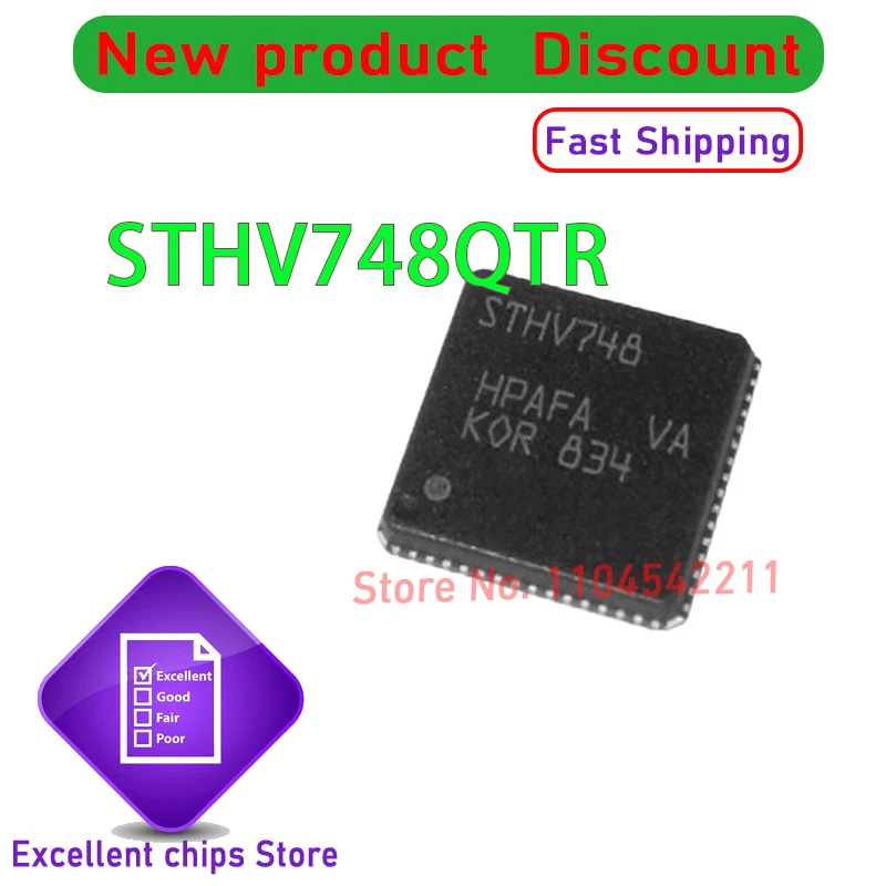 

1pcs/lot New Original STHV748QTR STHV748S QFN-64 Chipset In Stock