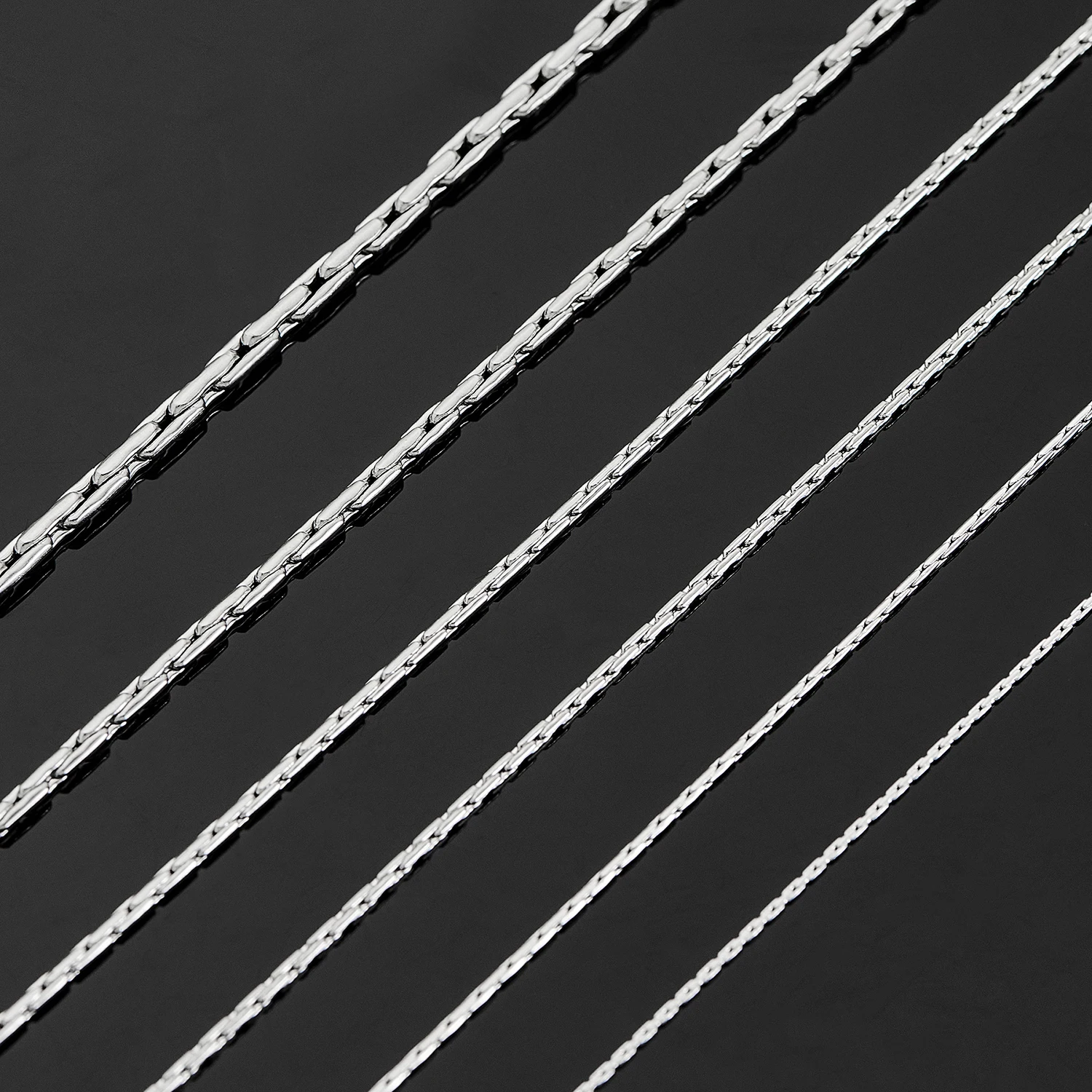 Hip-Pop Wasserdichte Edelstahlkette Großhandel DIY Halskette Hochwertiger Schmuck – Detail 1