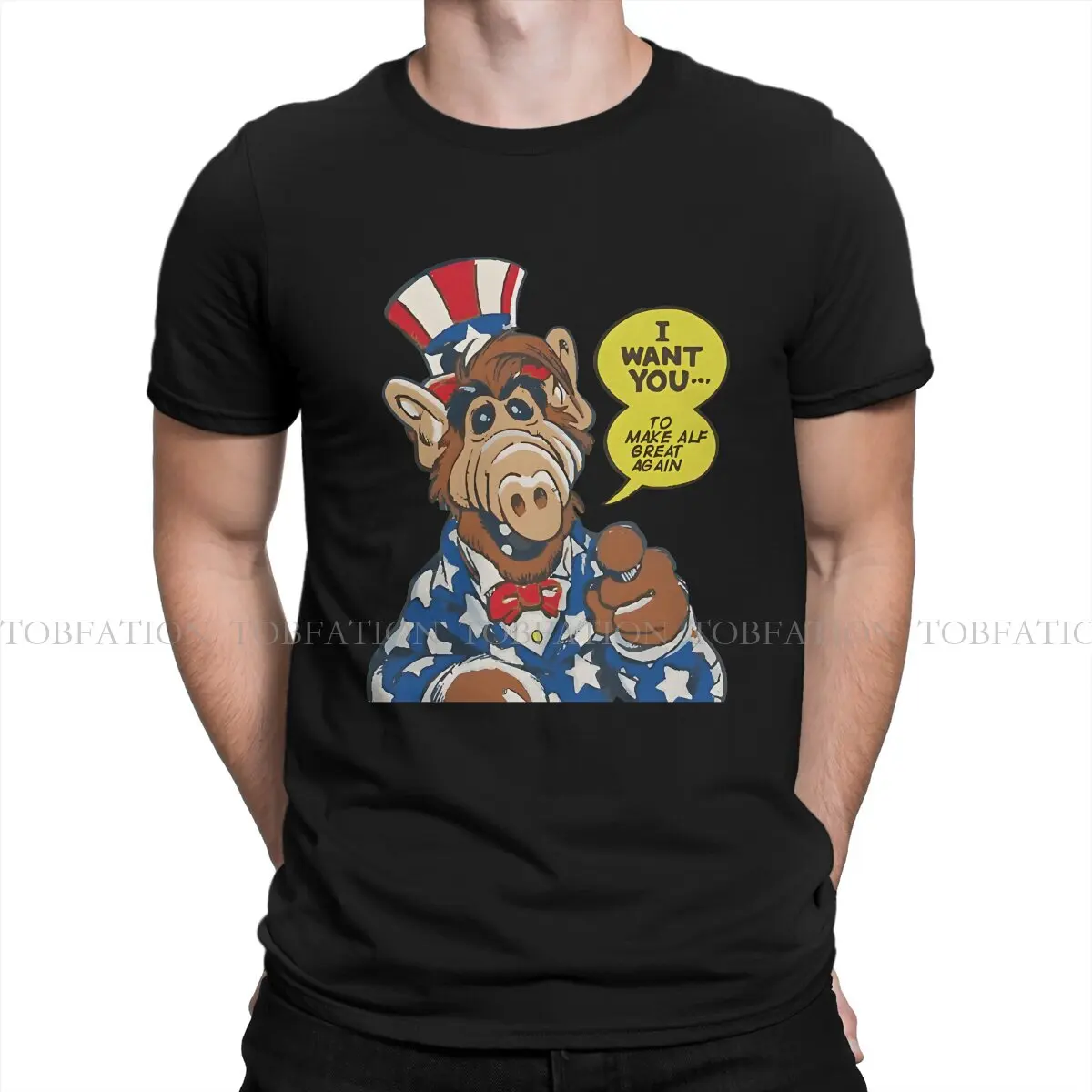 I Want You To Make Alf Great Again Unique TShirt ALF The Animated Series Hip Hop Gift Clothes  T Shirt Short Sleeve Hot Sale