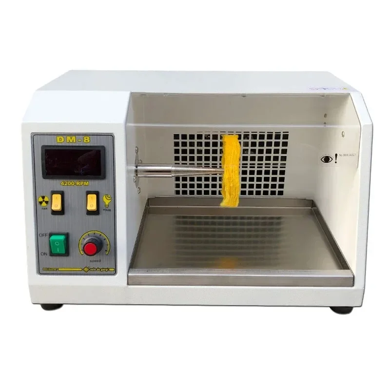 【2026】Jewelry cloth wheel polishing machine DM-8 desktop grinding adjustable speed variable frequency vacuum cleaning cloth whee