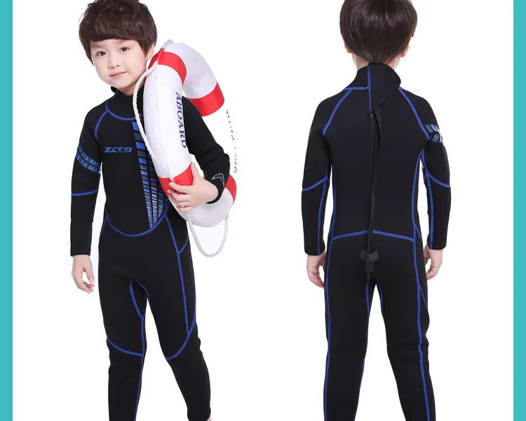 3MM Kids Neoprene Keep Warm Outdoor Water Sports Surfing Snorkeling Swim Diving Suit Children Full Body Scuba Spearfish WetSuit