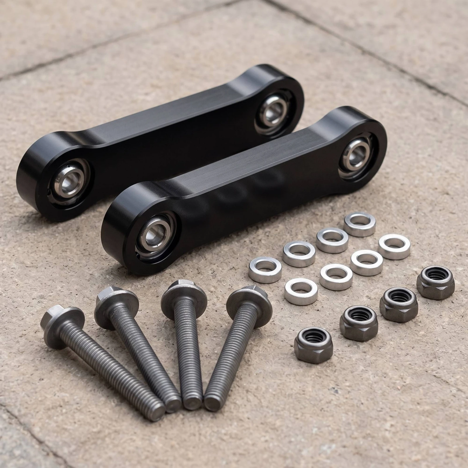Stabilizer Bar End Links Aluminum Alloy Sway Bar End Links Hardware OEM Replacement Bolt-on for Riders, Chassis Upgrade