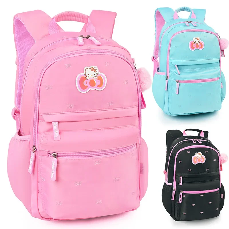 

Hello Kitty Kids Backpack Girls Origin Genuine Kawaii Schoolbags Sanrio Backpack Purse Kids Bags for Girls Zipper Purse Backpack