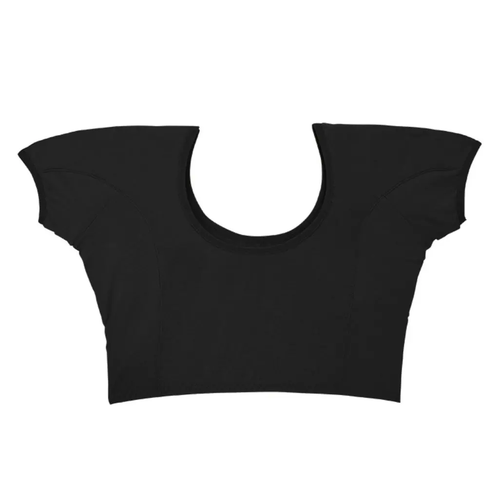 

HD012 Хлопковый жилет для подмышек с короткими рукавами, дышащий женский модный топ с защитой от пота