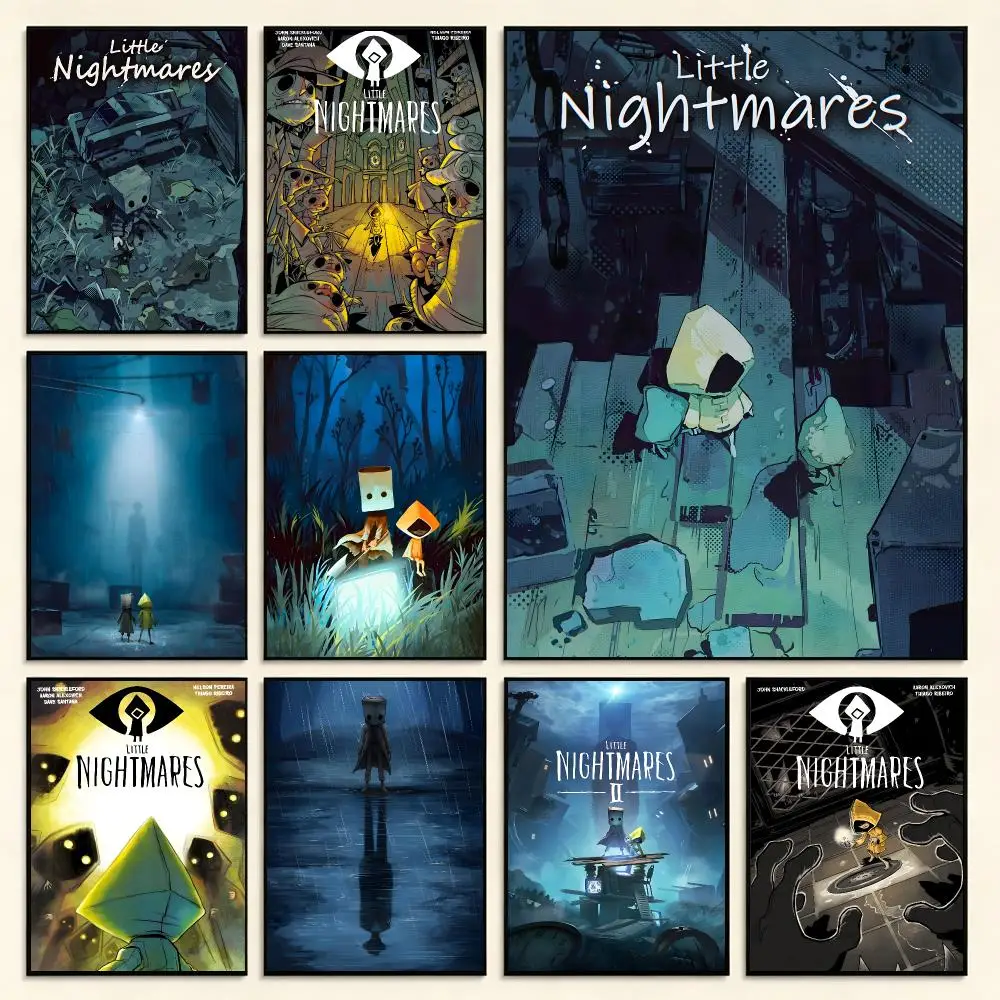 Eerie Unsettling Game L-Little Nightmares Poster Series Print Unframed Aesthetic Wall Decor Gift Living Room Bedroom