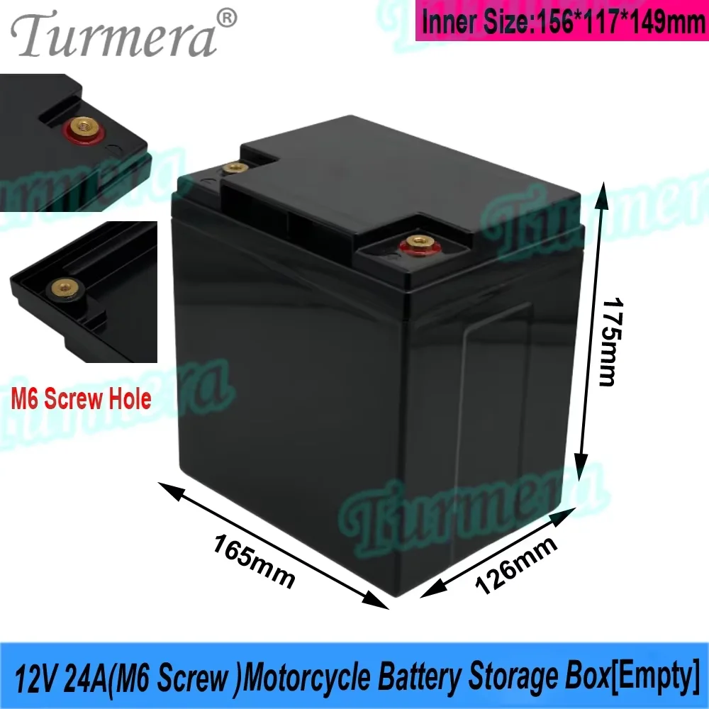18650 32700 33140 Batteries Lead-Acid Replace Use 12V 24A YTX30L-BS Motorcycle Battery Box Car Starting Displayer battery box