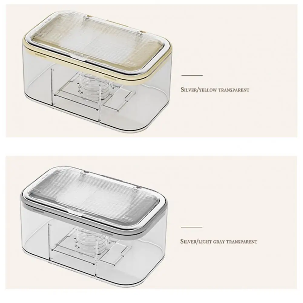 

Wet Wipes Container for Bathroom Wall Mounted Wet Wipes Dispenser Box with Capacity Easy Open Spring Plate for Home for Home