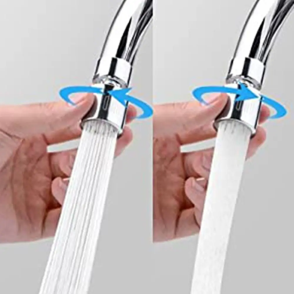 Double Modes Female Thread Pressurized Water Saving Bathroom Kitchen Accessories Faucet Sprayer Aerator Faucet Extender Bubbler