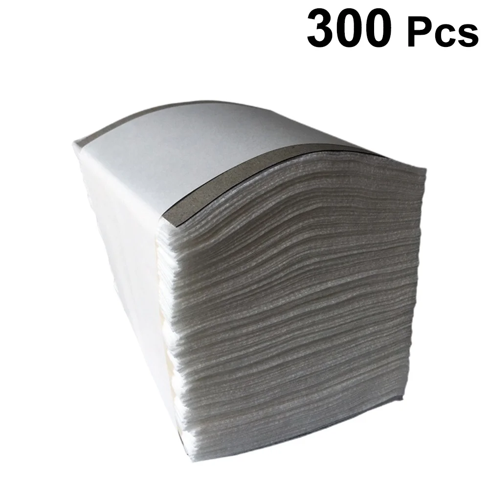 300 Uds. Almohadillas de limpieza facial, paños de eliminación de maquillaje suaves no tejidos para rutina de uñas, herramienta de belleza sanitaria portátil, 10Cm, blanco