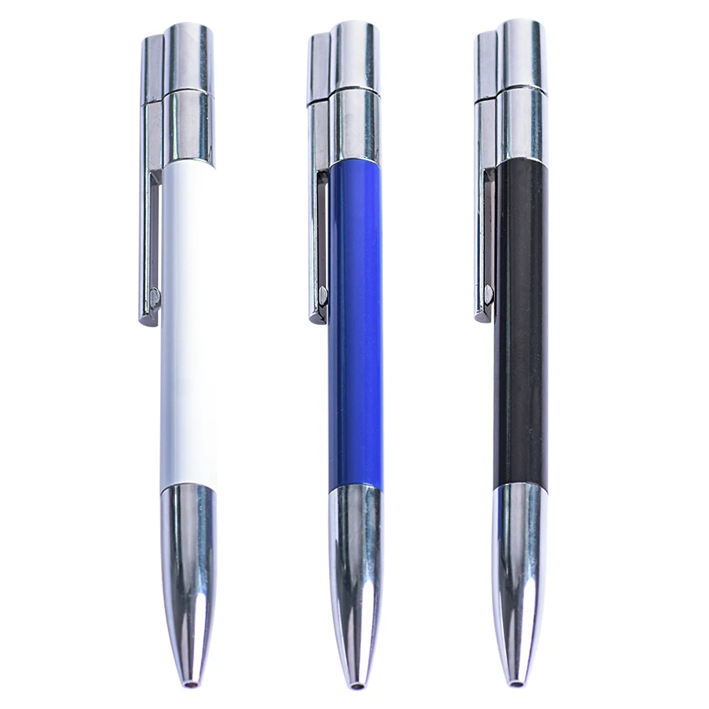 Ballpoint Pen USB Flash Drive 64GB Creative Business Gift Memory Stick Black Pen Drive 32GB Multifunctional Pendrive 16GB 8GB 4G image 3