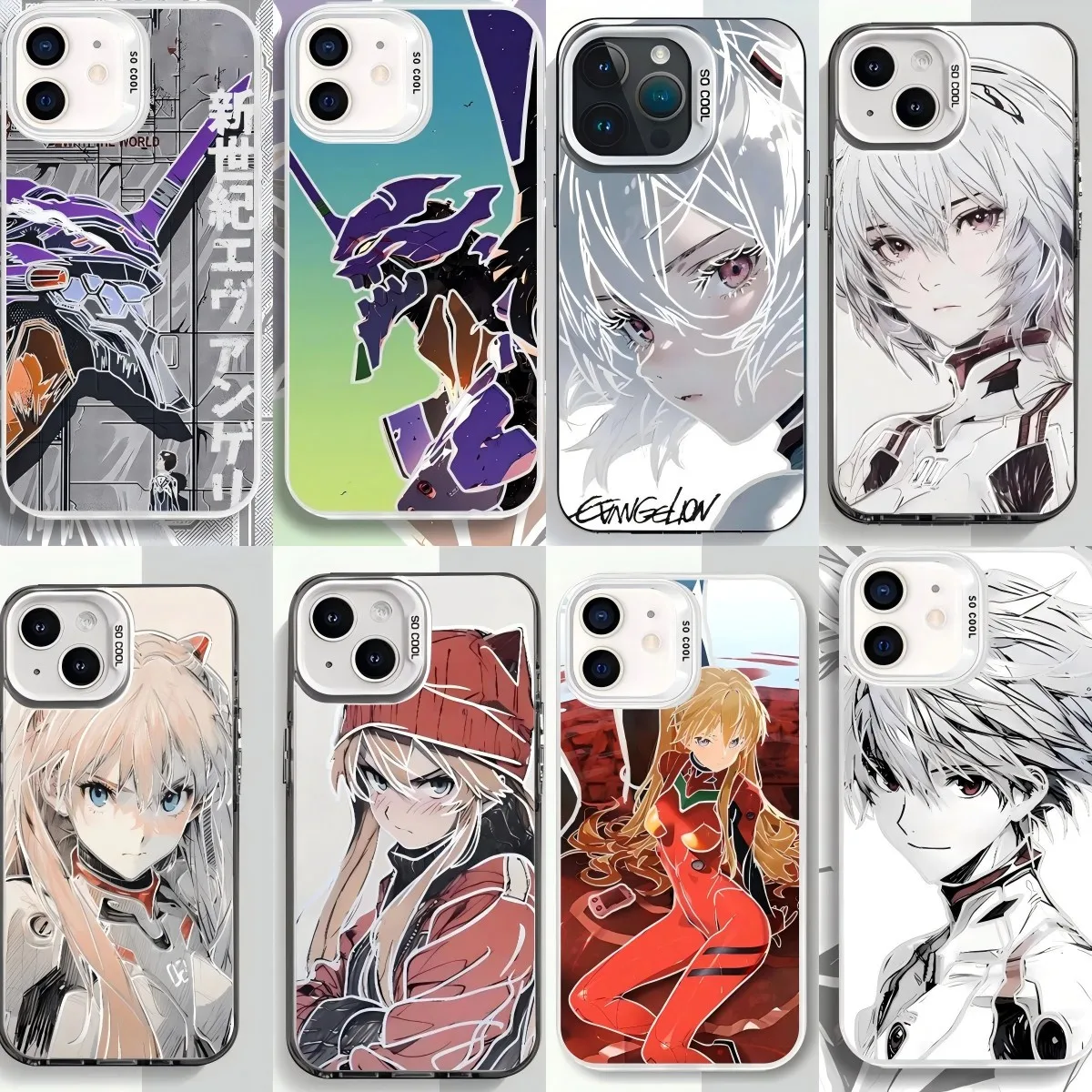 Anime EVA E-Evangelions Phone Case for Samsung Galaxy S26 S25 S24 S23 S22 S21 Note20 FE Ultra Edge Plus 4G 5G Anti Fall Matte