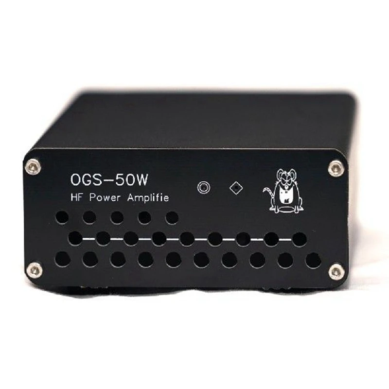 OGS-50W HF Power Amplifier 50W Black Metal For USDX FT-817 ICOM IC-703 IC-705 Elecraft KX3 QRP FT-818 G90 G90S G1M X5105 Ham AMP