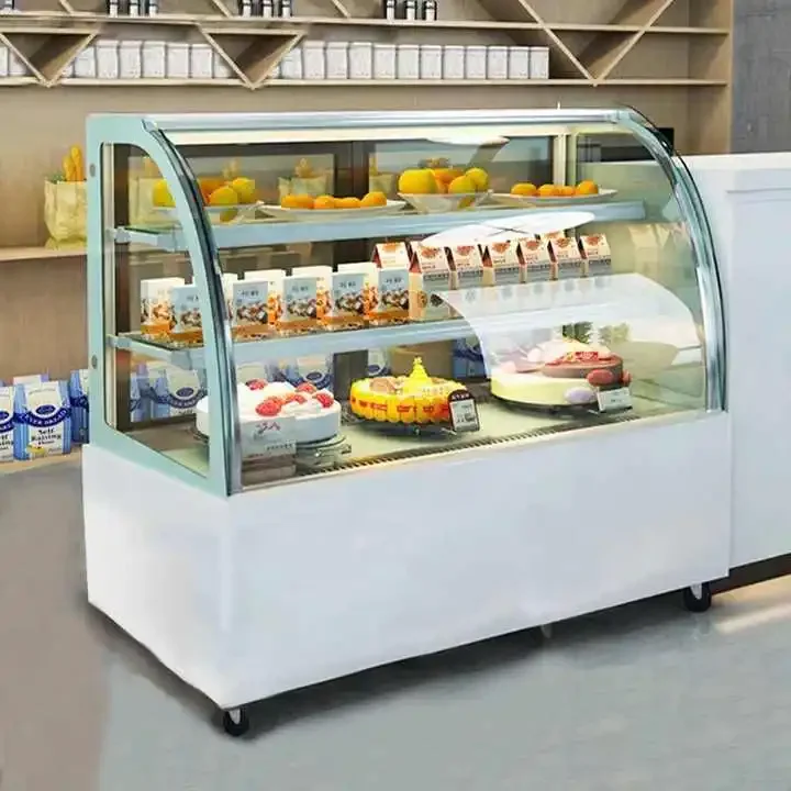 Restaurant Use Commercial Bakery Showcase Refrigerated Cake Display Cooler and Sushi Cabinet