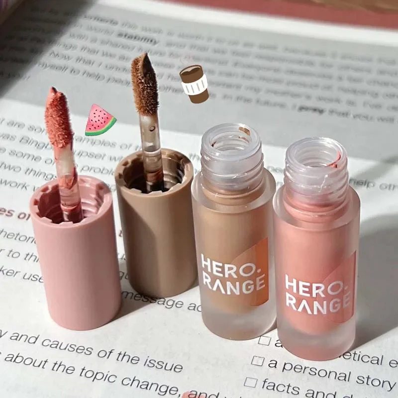 Nude Brown Liquid Eyeshadow Stick Matte Natural Cheek Contour Shadow Blush Pigment Cosmetic Tools Eyeshadow Cream Korean Makeup