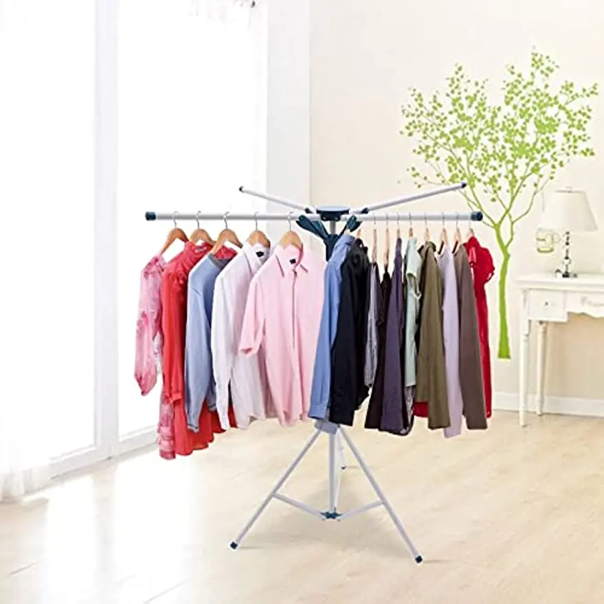 Foldable Portable Space Saving Clothes Drying Rack  Laundry Dryer Hanger Stand