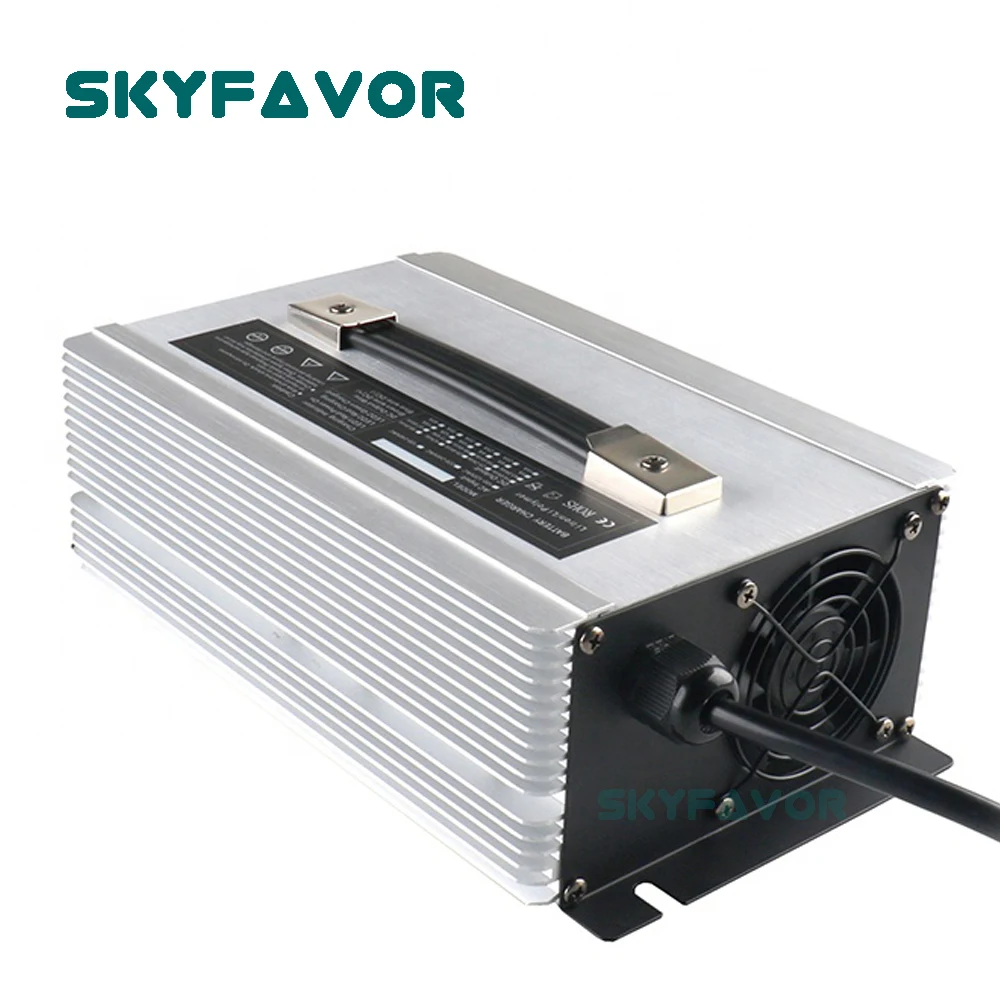 شاحن بطارية LiFePO4 مخصص مع شاشة عرض ، من من من من من نوع V 40S ، وشاحن سريع لسيارة VECTRIX VX 1 والدراجات النارية