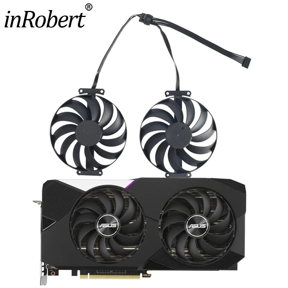 Ventilateur de refroidissement de remplacement pour carte de fouille, bricolage, T129215SU 7pin RTX3060 Ti RTX3070 pour ASUS touristes RTX 3060 Ti 3070 GPU