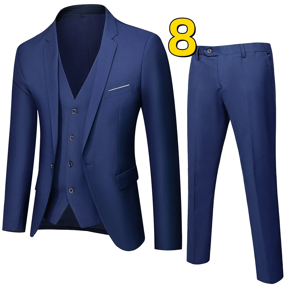 

M6142 2023 Retro Men's Suit Pants Multiple Color Options