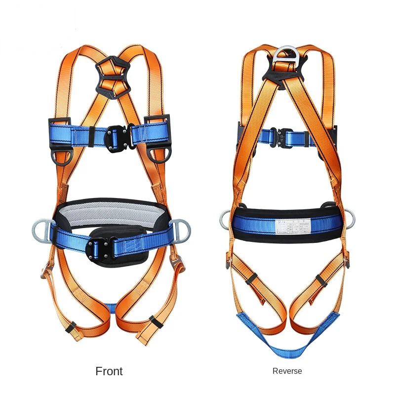 High Altitude Work Safety Belt Full Body Five-point Safety Harness Outdoor Climbing Training Construction Protective Equipment