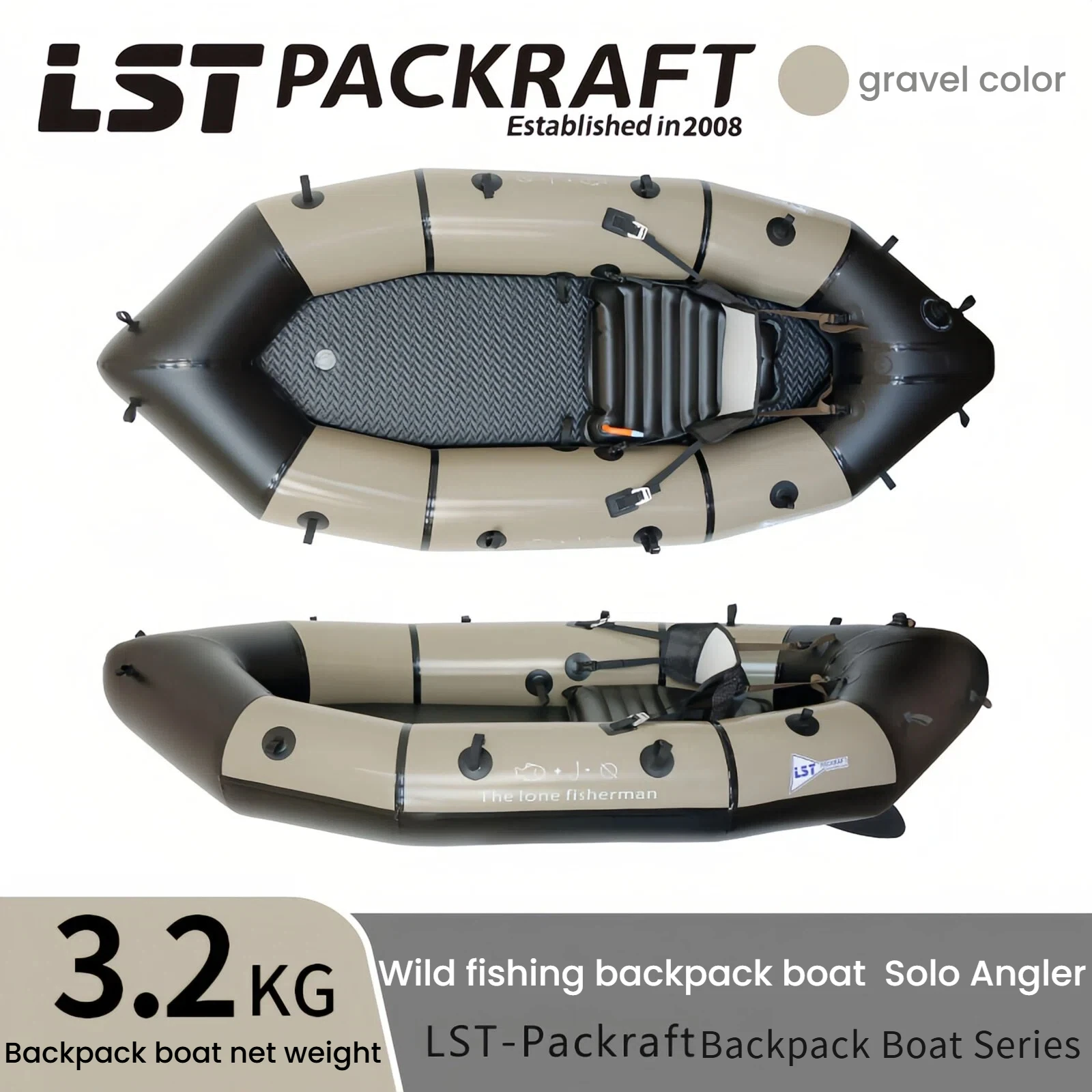 Kayak Inflatable 2 Person - Caiaque de Mochila Inflável Individual LST