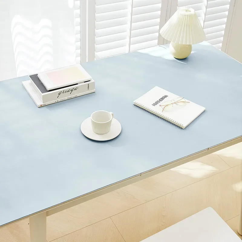 Solid Color Silicone Eye Protection Study Tablecloth Anti Fouling Anti Slip Wear-resistant Writing Desk Desktop Protective Pad