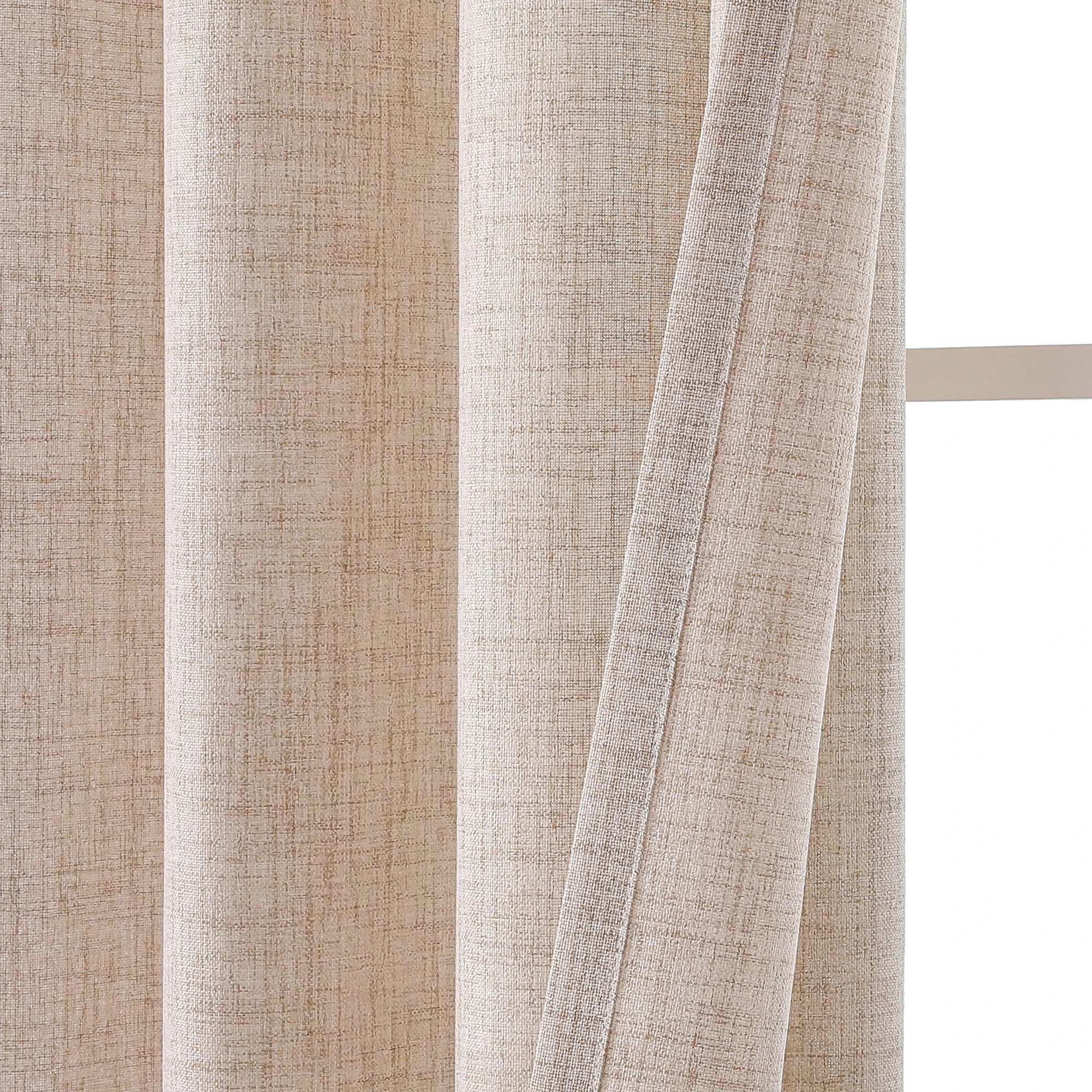 ستائر تعتيم من الكتان الصناعي  - مراجعة Linen Curtain Eyelet وسعره