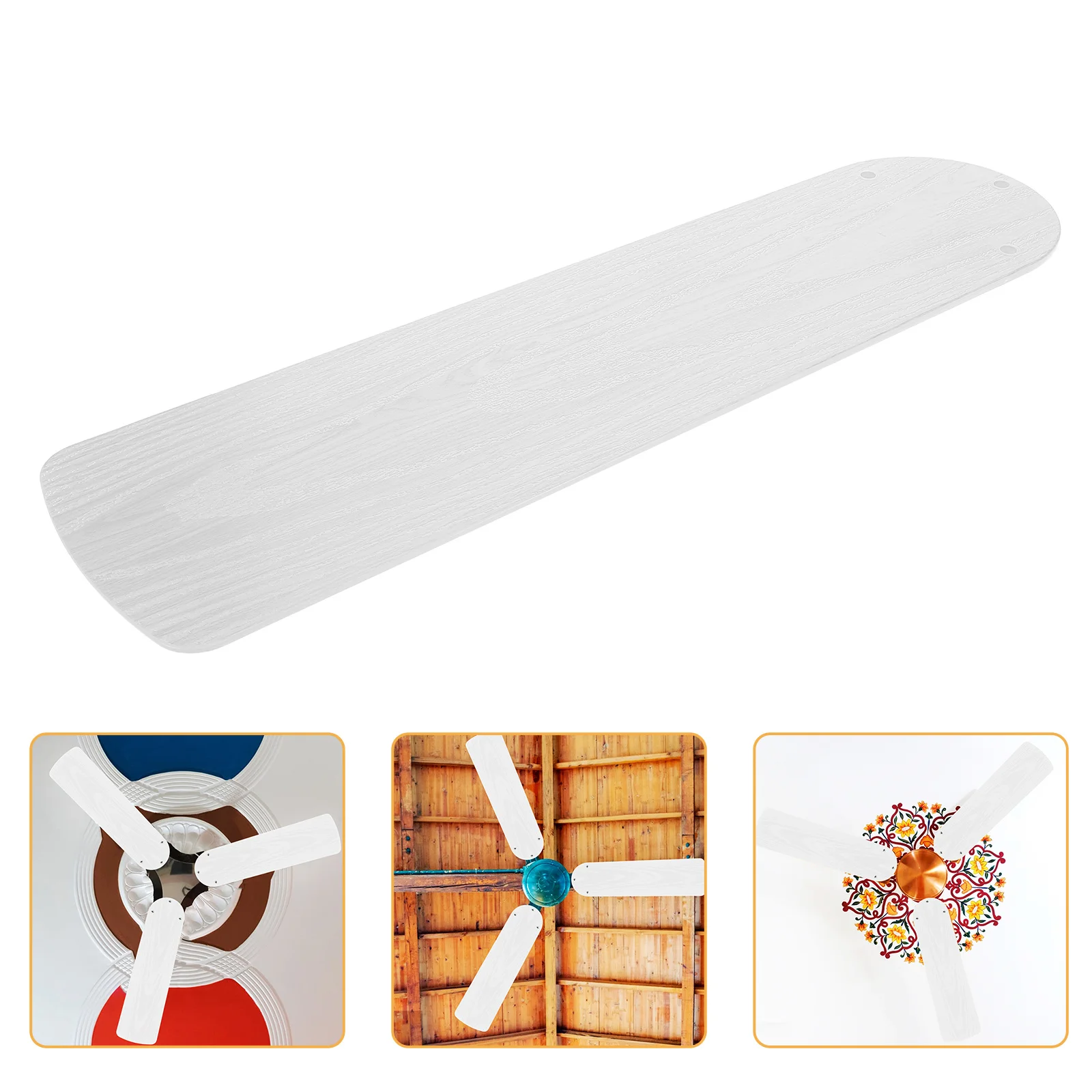 

Wood Grain Ceiling Fan Blade 20.7inch High-Performance Plastic Replacement Fan Leaves Quiet Operation Easy Installation