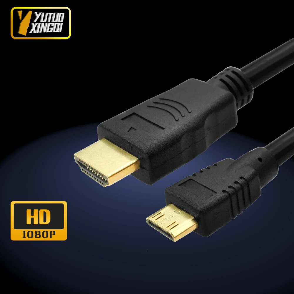 1080P MiniHDMI-compatible Cable Suitable For Canon DSLR Cameras Mini HD TV Display HDMI-compatible Cable 1M 3M 5M