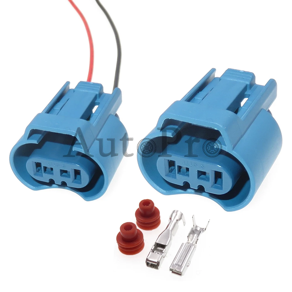 1 Set 2 Hole Starter HB3 9005 Auto Blue Universal Sockets Automotive Fog Lamp Light Plug For Toyota