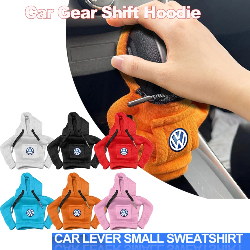 1PCS Gear Shift Hoodie For VW RLINE POLO Gear Cover Handle Decoration Manual Automatic Car Shift Lever Interior Auto Accessories