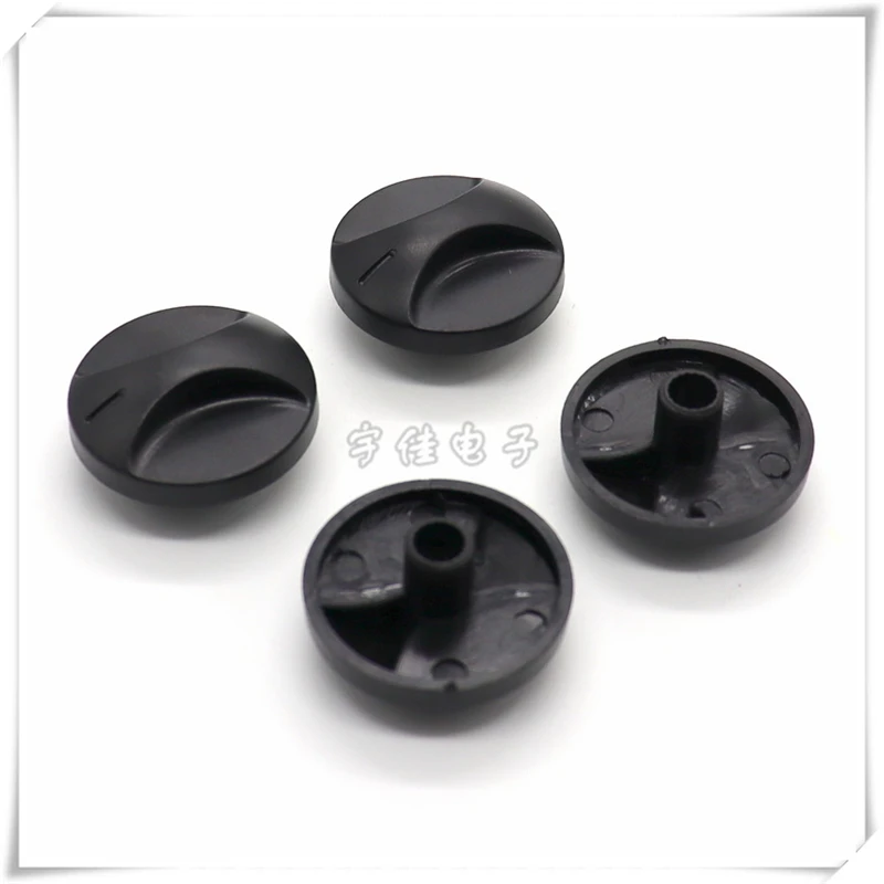 5PCS 32*17MM Flower Handle knob, Black Plastic Knob cap, Power Amplifier Volume Adjustment cap, Potentiometer Knob Cap