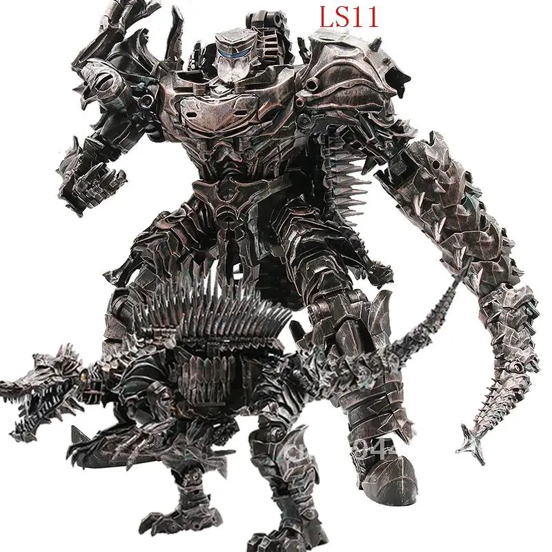 Giocattoli di trasformazione Scorn Grimlock AOYI BMB LS11 LS-11 Action Figure 37 cm Dinobots Antico Behemoth Dinosauro G1 Anime Modello Regalo