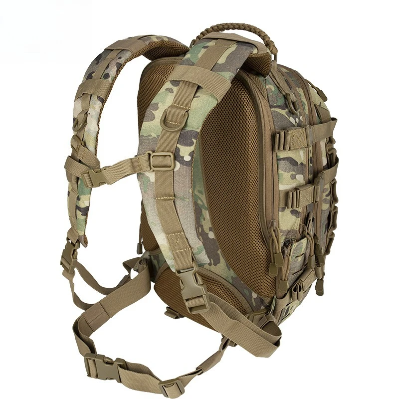 Camouflage Tool Storage Backpack Large Capacity Heavy‑Duty Tool Kit Bag for Hiking Outdoor Working Applications