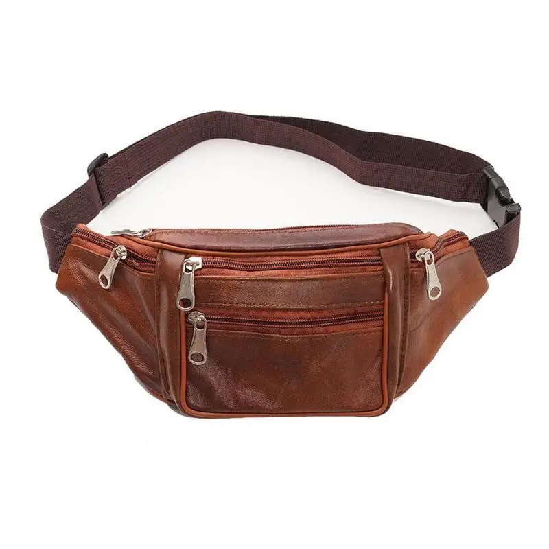 Men Canvas Fit Waistpack Mobile Fanny Waist Packs Men's Sports Outdoor Leisure Running Anti Theft Waist Bag Shoulder Bag for Men